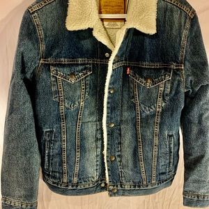 Levis Premium Sherpa Trucker Jacket  Men's